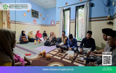 MTs Darun Najah Laksanakan Takziyah ke Kediaman Ananda Fachri Fahreza di Desa Denok