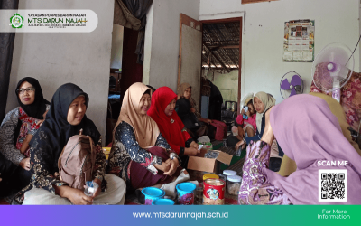 Guru MTs Darun Najah Takziyah ke Kediaman Mertua Ustadzah Chikmaligo