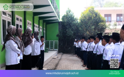 Apel Pagi MTs Darun Najah Perkuat Karakter, Disiplin, dan Cegah Bullying